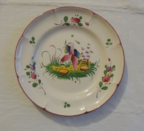 Assiette saint clément décor - assiette,