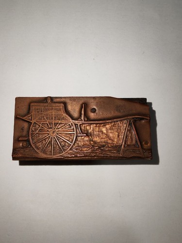 Ancien tampon encreur matrice