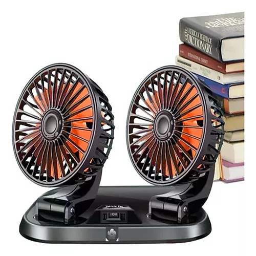 Double ventilateur voiture - double,
