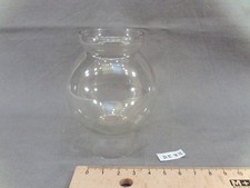 ancien verre de lampe à essence genre Pigeon, base diamètre 34 mm (réf DE293)