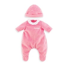 Pyjama Rose et Bonnet - COROLLE - Vetements - Pour Poupon 36cm - Des 2 ans