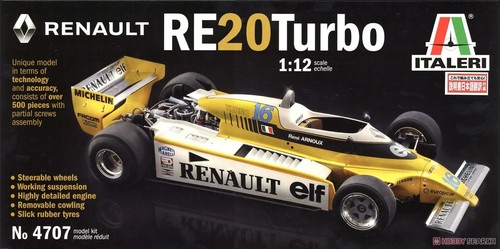 Italeri renault re20 - italeri, 1/12