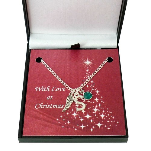 Collier avec lettre aile - aile, et