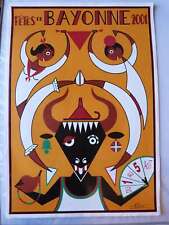 SAEZ - Affiche des Fêtes de Bayonne 2001