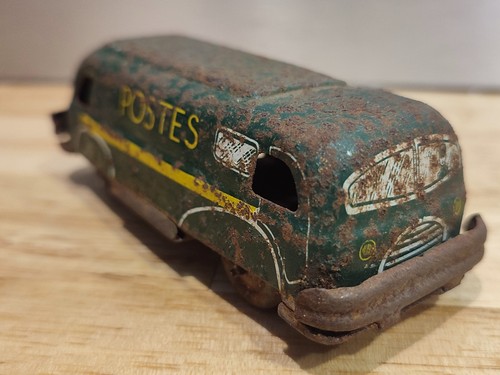 Fourgon postal camion postes - fourgon,