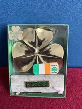 Trefle Sur Marbre Irland - Porte Bonheur - Symbole