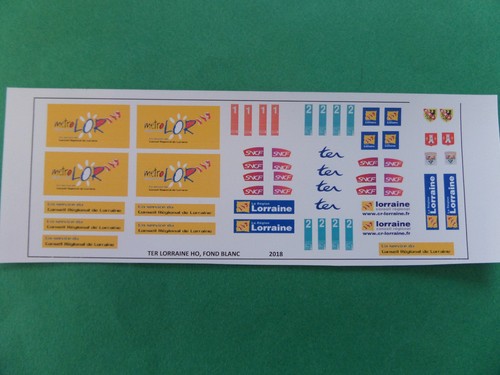 Kit decor train ho - kit.,