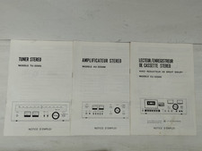 Mode d'emploi notice ampli