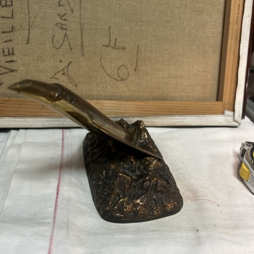 Bronze presse papier avion - presse,