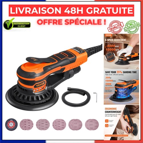 Ponceuse orbitale vevor - ponceuse,