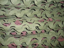 Rideau kaki marron type filet