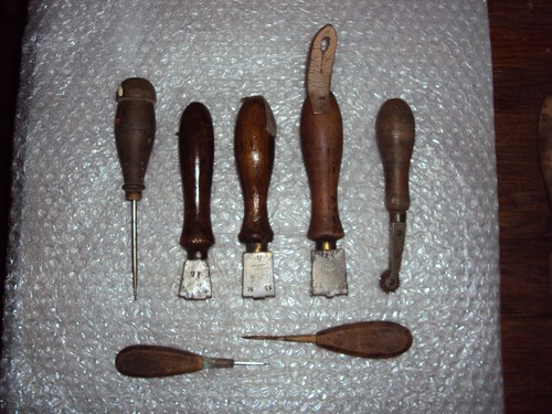 Outil ancien fer lisser - fer,