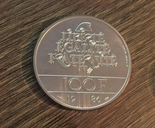 100 francs 1986 liberté - 100,