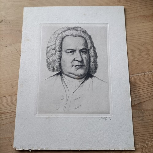 Gravure ancienne portrait - gravure,
