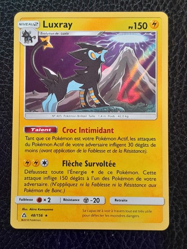Carte pokemon luxray - carte,