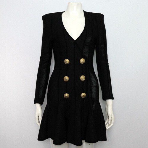 Balmain robe longue - robe,