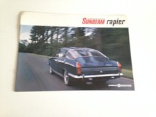 Catalogue BROCHURE publicitaire ROOTES SUNBEAM RAPIER   c27