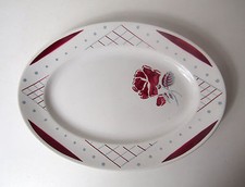 Ancien Plat ovale faience