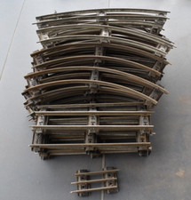 HORNBY 39 RAILS DROITS ET COURBES 2 RAILS ECART. O MODELISME FERROVIAIRE