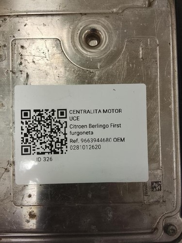0281012620 boîtier moteur uce