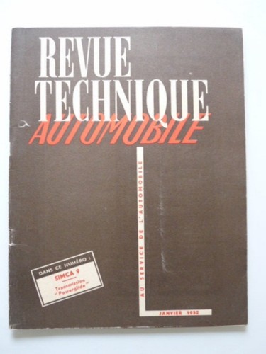 Rta revue technique automobile - rta,