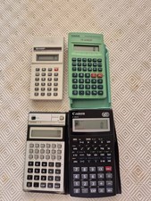 Calculatrice Vintage Lot De 4