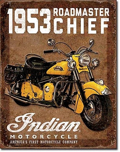 Plaque publicitaire indian - plaque,