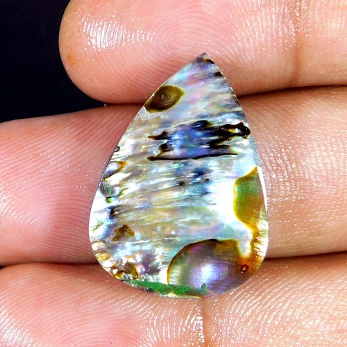 Cabochon poire paua - cabochon, de