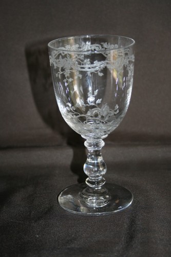 Verre table ancien baccarat - table,