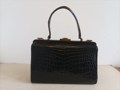 Ancien sac mains cuir - a,