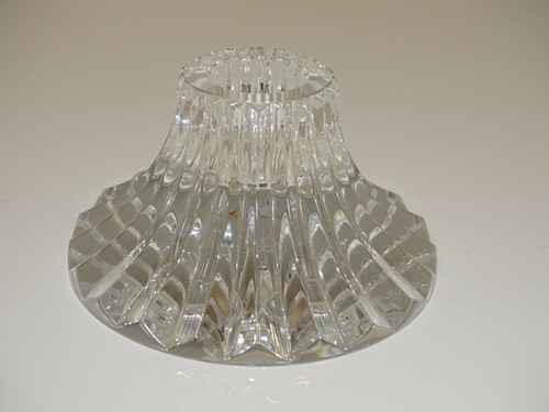 Joli ancien bougeoir cristal - joli,