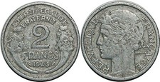 2 FRANCS MORLON 1945 C F.269