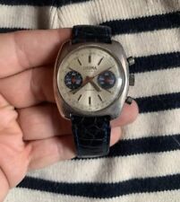 ANCIENNE MONTRE HOMME DOGMA PANDA MÉCANIQUE VALJOUX CHRONOGRAPHE ANTIMAGNÉTIC