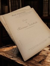 Ancien livre vintage de cours de mécanique industrielle grand format collection