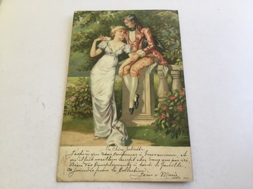 Cpa fantaisie couple - fantaisie,