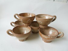 6 tasses  grès émaillé