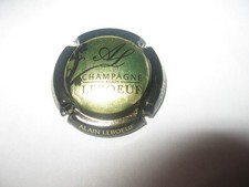 1 capsule de champagne Leboeuf Alain N°9a or contour noir