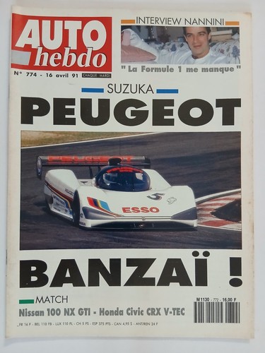 Auto hebdo 774 4 - auto, 16/4/1991