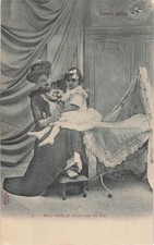 CP ADIEU BEBE - MAMAN PART AU BAL PETITE FILLE BERCEAU - 41161