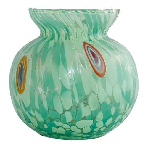Vase verre murano vert - de,