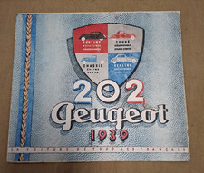 Depliant peugeot 202 - , 1939