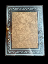 Cadre Photo Miroir XXe Verre Ancien Vintage France Tableau 