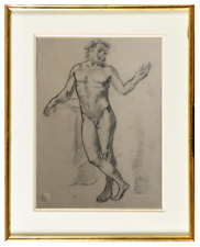 NOEL FEUERSTEIN (1904-1998) SUPERBE NU MASCULIN VERS 1950 (67)