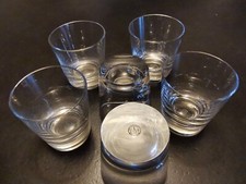 Baccarat  Cristal 6  Gobelets Verres A Hauteur 78mm Eau Whisky 