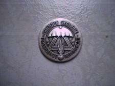 GSPR ancien coin  en bronze argenté 35 m/m fab PIchard