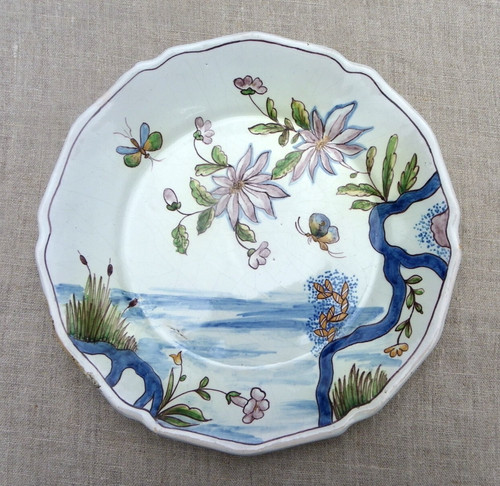 Assiette faïence de bourg - ,