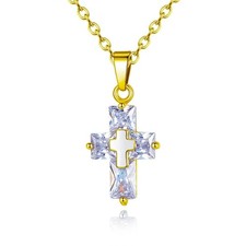 Collier croix religion - , chaîne
