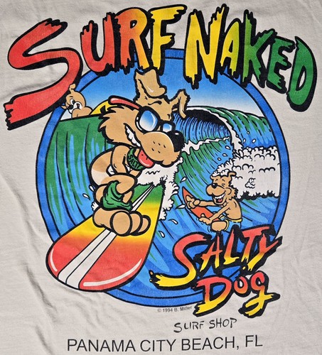 Vintage salty dog surf naked - vintage,