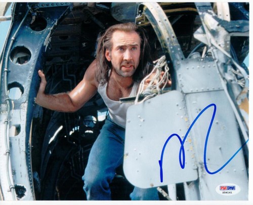 Nicholas cage signed 8x10 - signed,