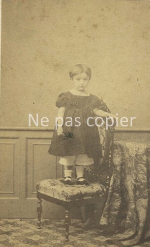 Portait enfant vers 1865 - enfant,